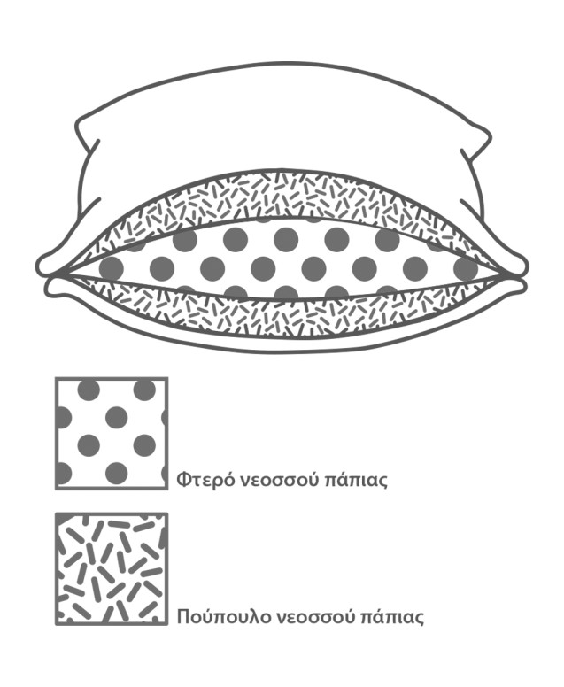 COZY DOWN ΜΑΞΙΛΑΡΙ.ΥΠΝΟΥ Μαξιλάρια