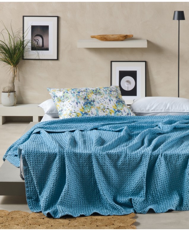 ILLUSION 08  KING SIZED COTTON WAFFLE BLANKET  King sized blankets