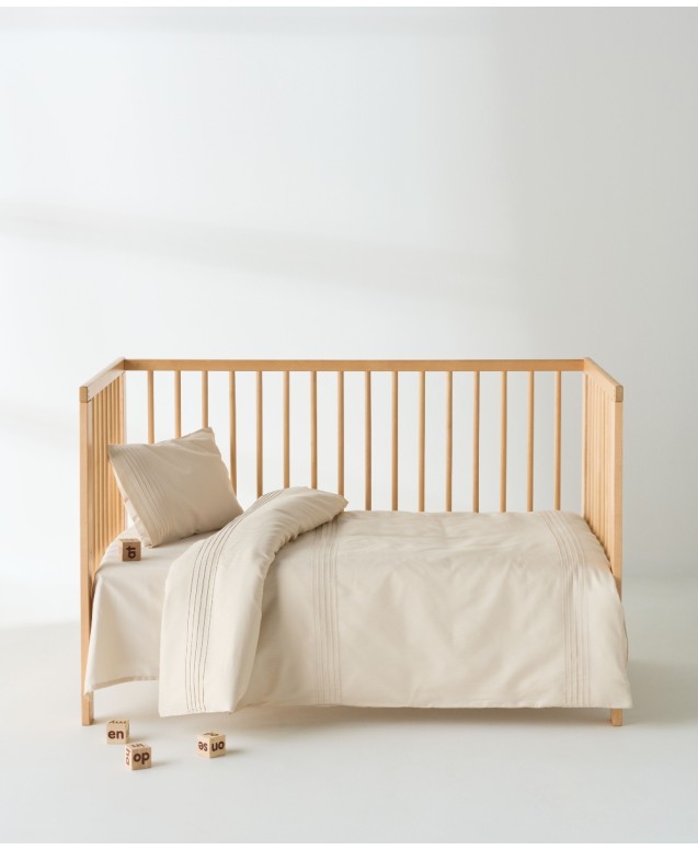 WHISPER 12  BABY SHEETS WITH PLEATS 3PCS SET Nursery sets