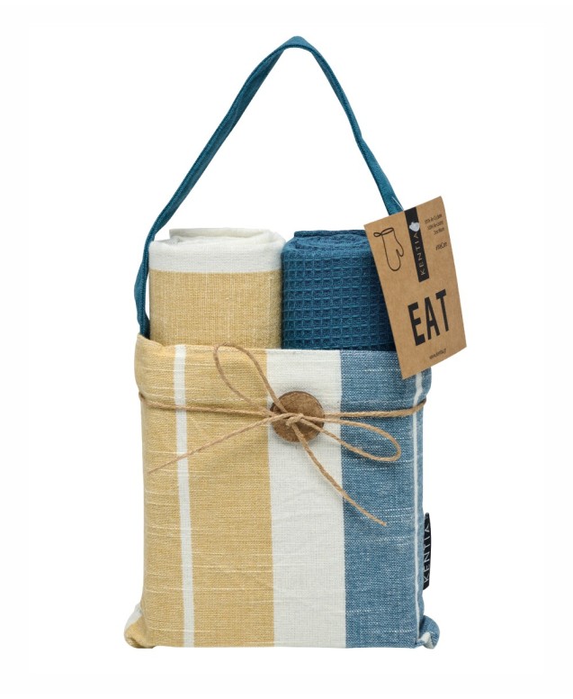 TOALLA 242 2 PCS SET KITCHEN TOWELS IN BAG Towels