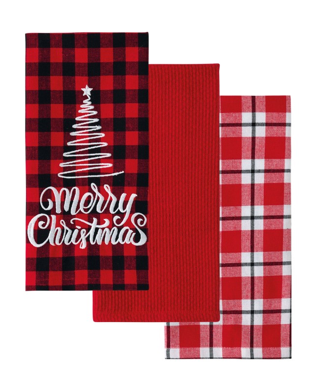 FAZZY 2415 3 PCS SET KITCHEN TOWELS Towels
