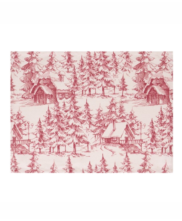 SNOW 2419 PLACEMAT 4PCS SET  Placemats