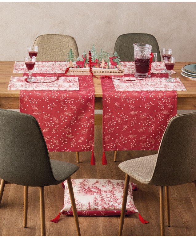 SNOW 2419 PLACEMAT 4PCS SET  Placemats