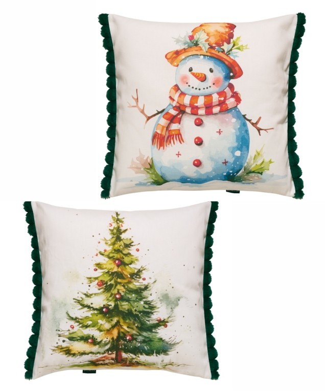 SNOW 2421 ΜΑΞΙΛΑΡΟΘΗΚΗ.ΔΙΑΚΟΣΜΗΤΙΚΗ ΣΕΤ 2 ΤΕΜ Διακοσμητικές Μαξιλαροθήκες SNOW 2421 ΜΑΞΙΛΑΡΟΘΗΚΗ.ΔΙΑΚΟΣΜΗΤΙΚΗ ΣΕΤ 2 ΤΕΜ Διακοσμητικές Μαξιλαροθήκες