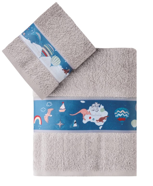 TITUS ΠΕΤΣΕΤΕΣ.ΣΕΤ 2 ΤΕΜ (ΣΩΜΑΤΟΣ-ΠΡΟΣΩΠΟΥ) Πετσέτες