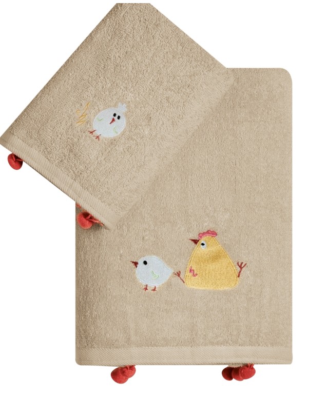 KOTA TOWELS 2 PCS SET (BODY- FACE) Towels
