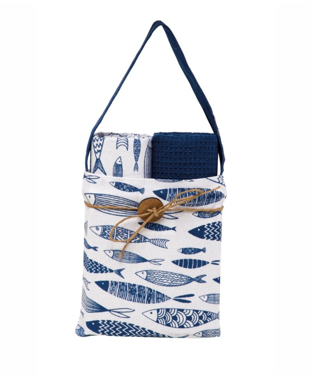 TOALLA 251 2 PCS SET KITCHEN TOWELS IN BAG Towels