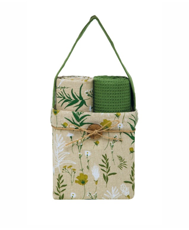 TOALLA 254 2 PCS SET KITCHEN TOWELS IN BAG Towels