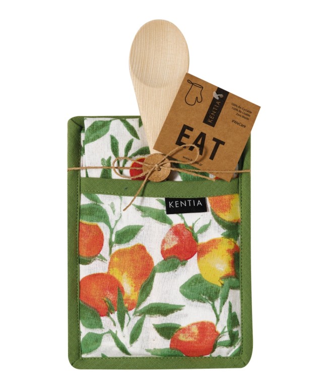 MESTOLO 252 3 PCS SET (TEA TOWEL- POT HOLDER- SPOON) Towels