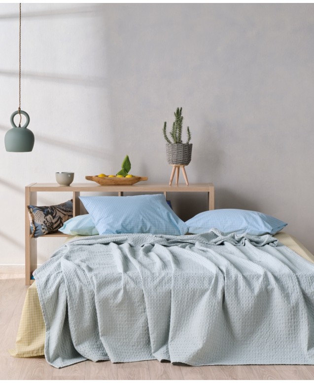 ILLUSION 24 SINGLE SIZED COTTON- WAFFLE BLANKET Single sized blankets