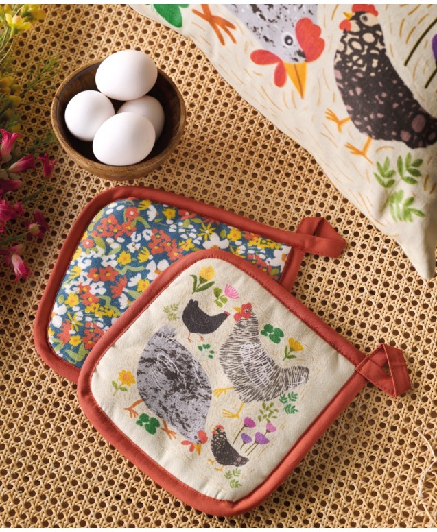 EASTER 25 09 GLOVE- POT HOLDER Pot holders