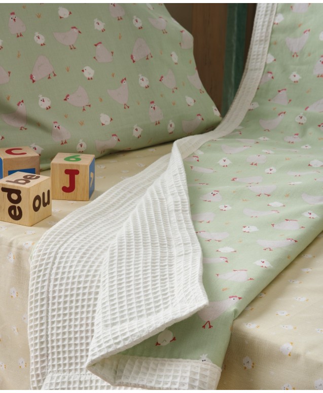 KOTA DOUBLE FACE BLANKET 100Χ150 SWING BLANKETS 