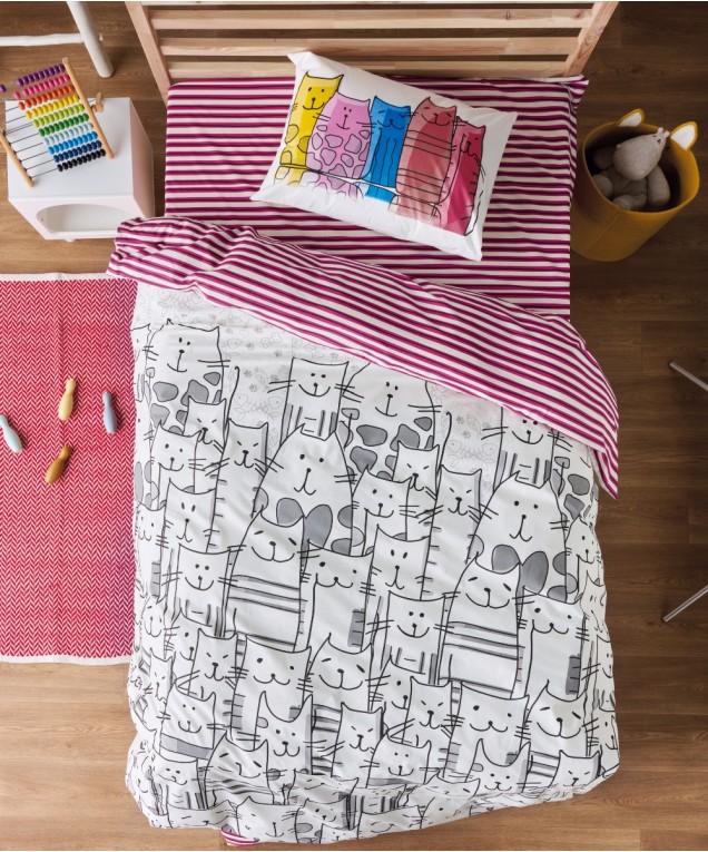 ZUZU ΠΑΠΛΩΜΑΤΟΘΗΚΗ.ΗΜΙΔΙΠΛΗ ΣΕΤ 2 ΤΕΜ  Παπλωματοθήκες