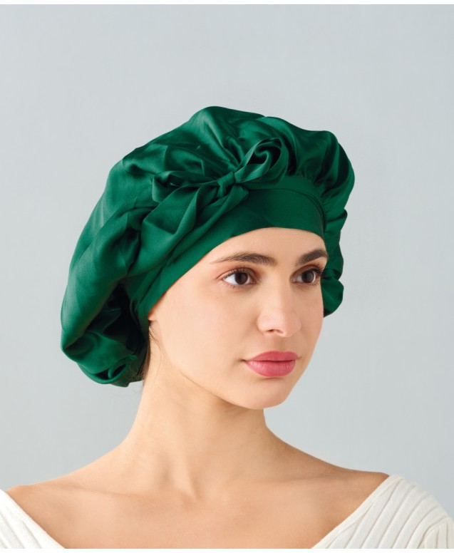 SILK TURBAN 02 ΣΚΟΥΦΟΣ ΜΑΛΛΙΩΝ 100% PURE SILK 16mm 