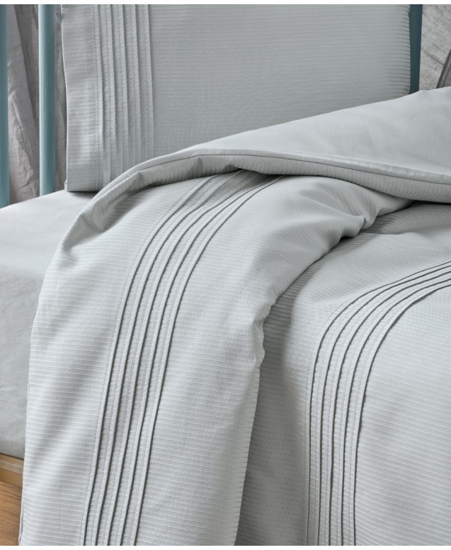 WHISPER 22  DUVET COVER WHIT PLEATS 2 PCS SET Nursery sets