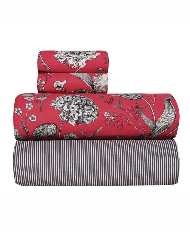 ALIDA 17 QUEEN SIZED SHEETS 4 PCS SET 