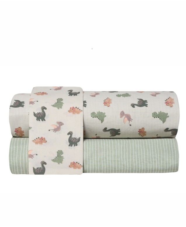 SAURUS BABY SHEETS 3 PCS SET