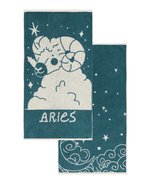 ZODIAC-ARIES ΣΕΤ 2 ΤΕΜ ΠΕΤΣΕΤΕΣ ΠΡΟΣΩΠΟΥ  Πετσέτες