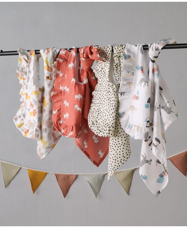 YN 25 MNX ELEPHANTS BIBS ΣΕΤ 3 ΤΕΜ