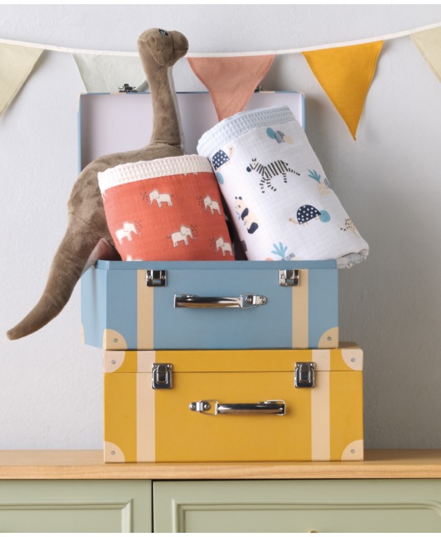 YN 25 ELEPHANTS ΚΟΥΒΕΡΤΑ.ΑΓΚΑΛΙΑΣ ΔΙΠΛΗΣ ΟΨΗΣ 65Χ100 Κουβέρτες Αγκαλιάς