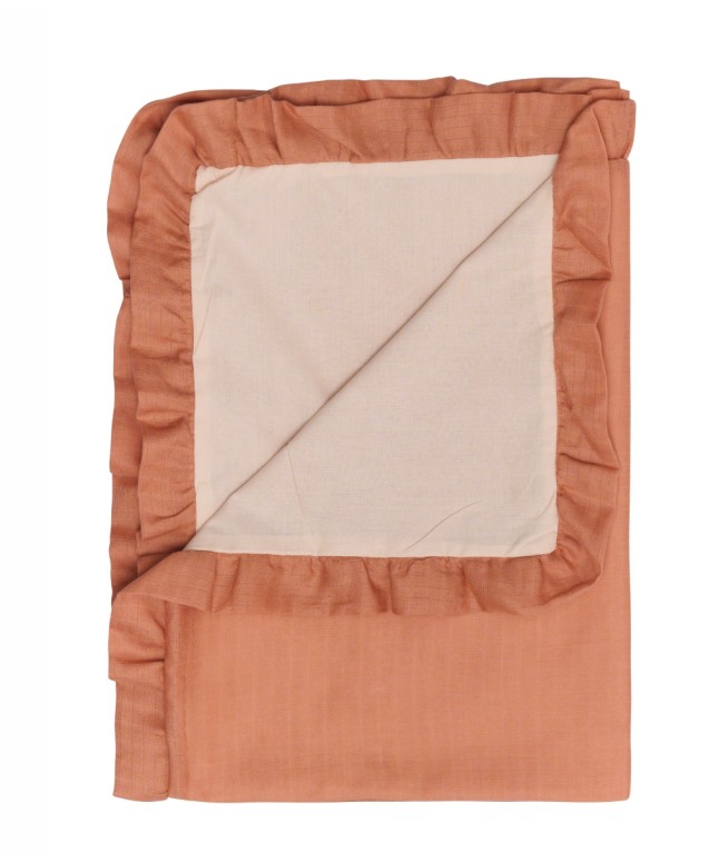 YN 25 ORANGE ΚΟΥΒΕΡΤΑ.ΑΓΚΑΛΙΑΣ ΜΕ ΒΟΛΑΝ 65Χ100 Κουβέρτες Αγκαλιάς