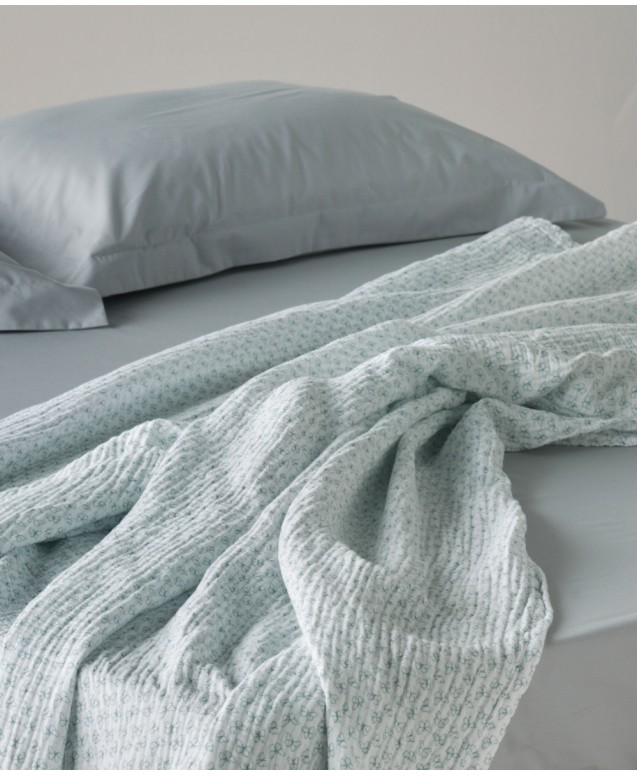 EVANTHIA 02A KING SIZED MUSLIN BLANKET