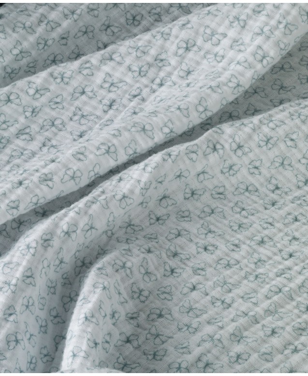 EVANTHIA 02A ΚΟΥΒΕΡΤΑ ΗΜΙΔΙΠΛΗ MUSLIN