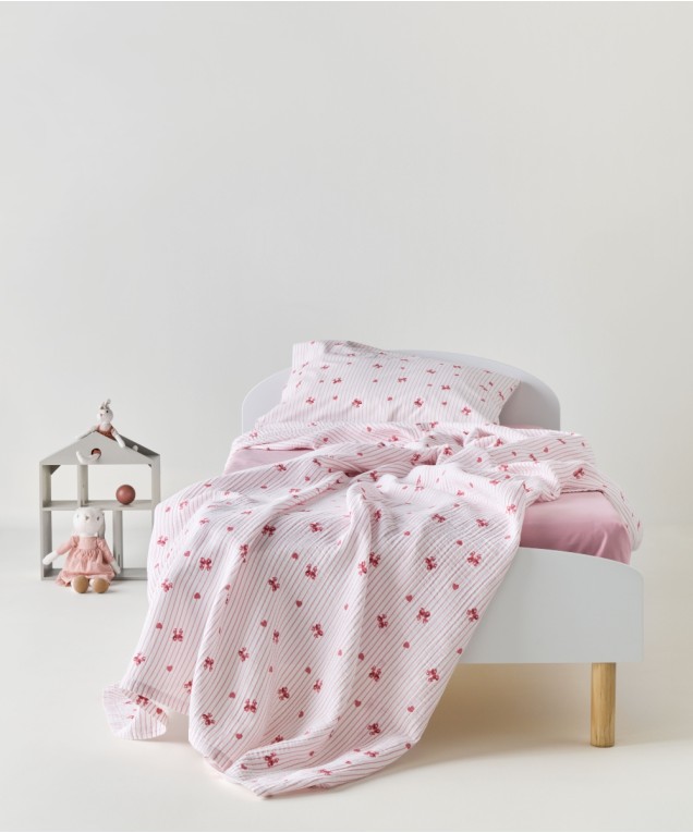 SASSY A ΚΟΥΒΕΡΤΑ ΜΟΝΗ MUSLIN