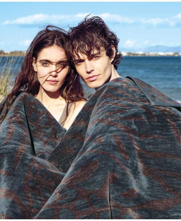 BAOTAO VELOUR BEACH TOWEL