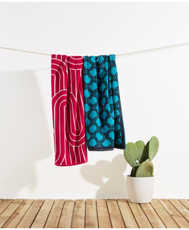 GALEON VELOUR BEACH TOWEL