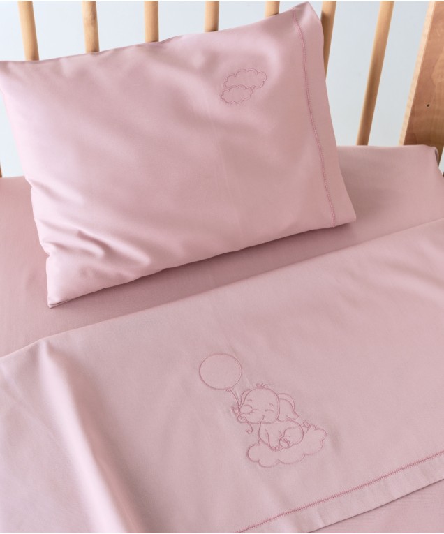 COCOON 14  BABY SHEETS WITH EMBROIDERY 3PCS SET
