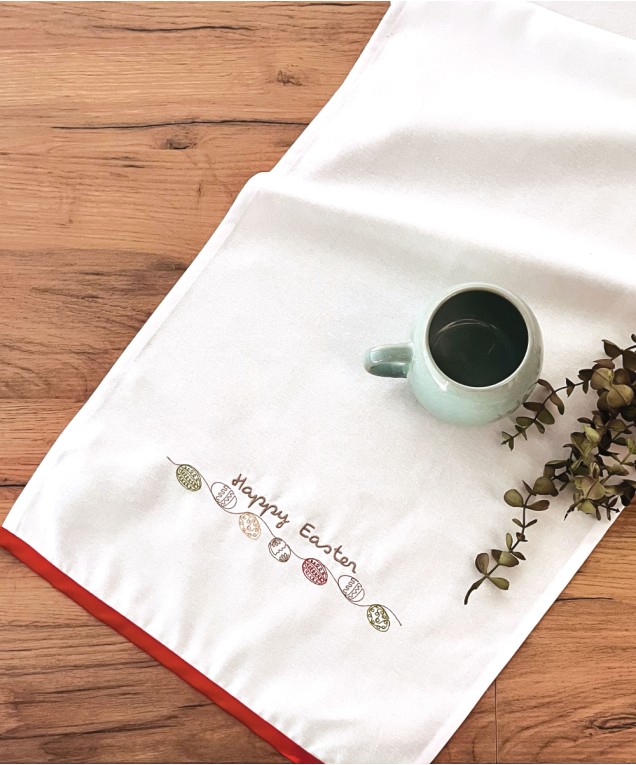 EASTER 26 07 RUNNER ΔΙΑΚΟΣΜΗΤΙΚΟ ΜΕ ΚΕΝΤΗΜΑ EGGS Τραβέρσες