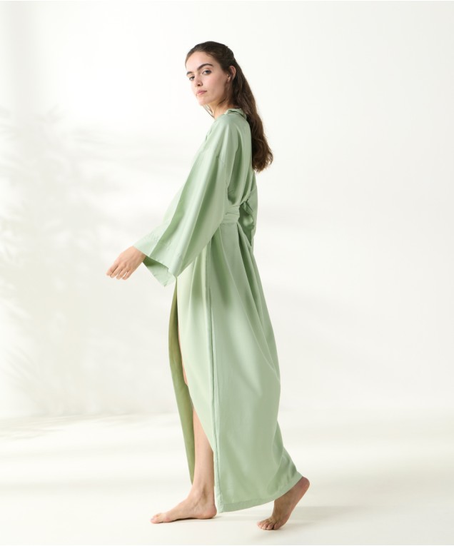 YN 25 MNX GREEN KIMONO Beach wear YN 25 MNX GREEN KIMONO Beach wear