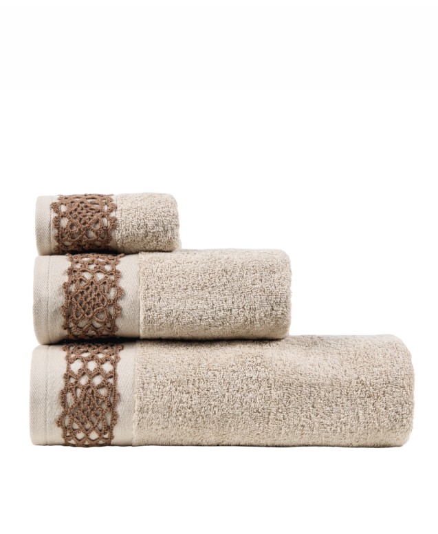 MARTHA 3PCS SET TOWELS (BODY- FACE- HAND)