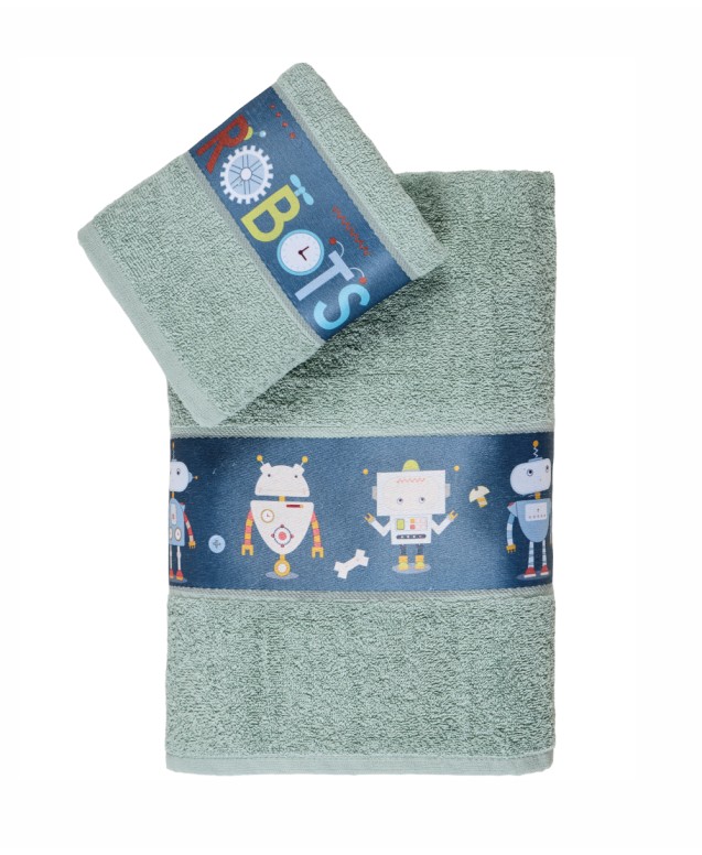 STEVIE TOWELS 2PCS SET (BODY- FACE)
