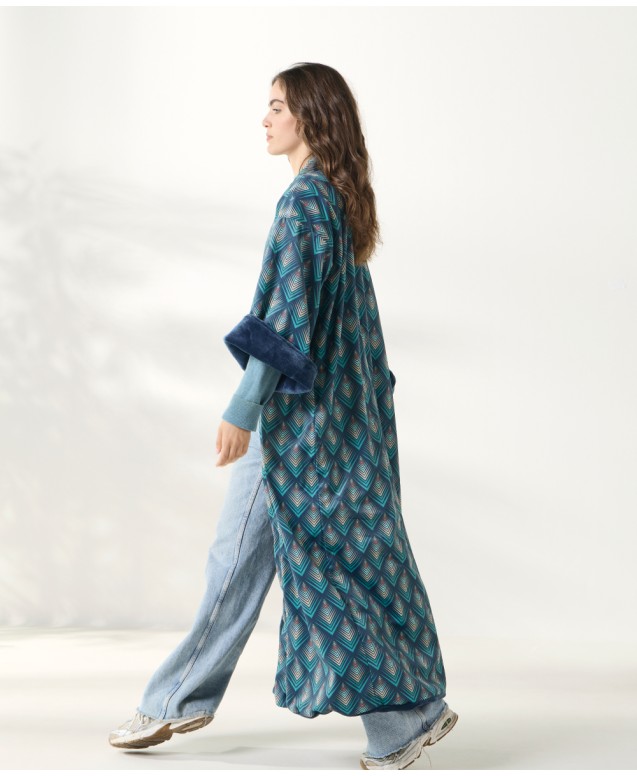 LADON 02 KIMONO ΒΕΛΟΥΤΕ LOUNGEWEAR