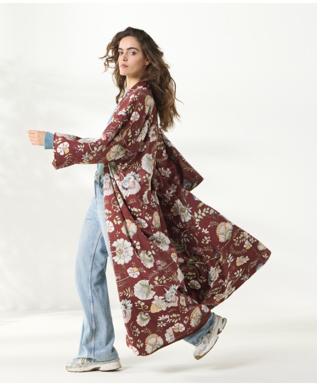 CORTNEY KIMONO ΒΕΛΟΥΤΕ LOUNGEWEAR