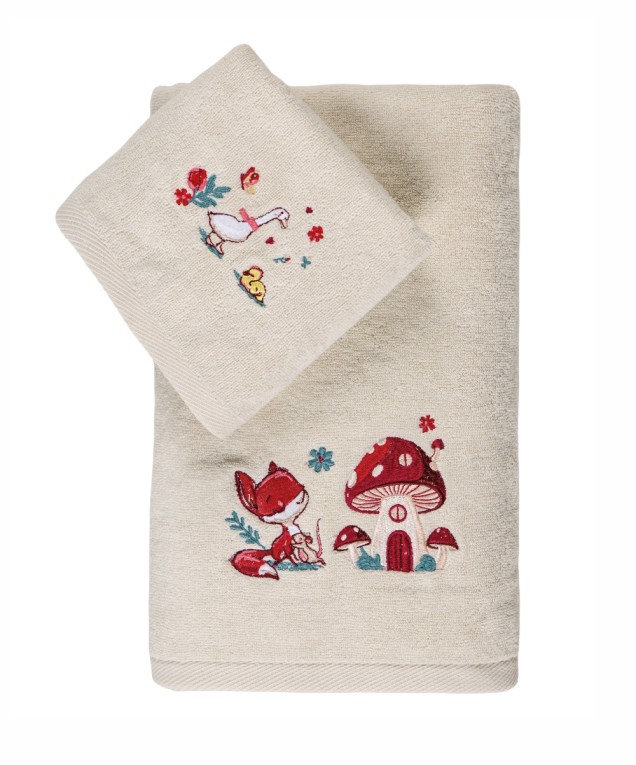 ALPU TOWELS 2 PCS SET (BODY- FACE)