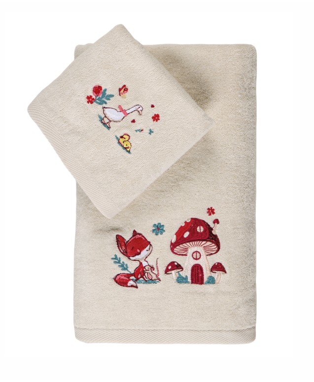 ALPU TOWELS 2 PCS SET (BODY- FACE)