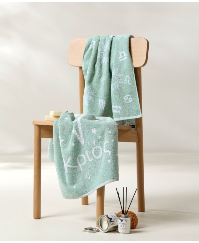 ASTROLOGY-KRIOS FACE TOWELS 2 PCS SET