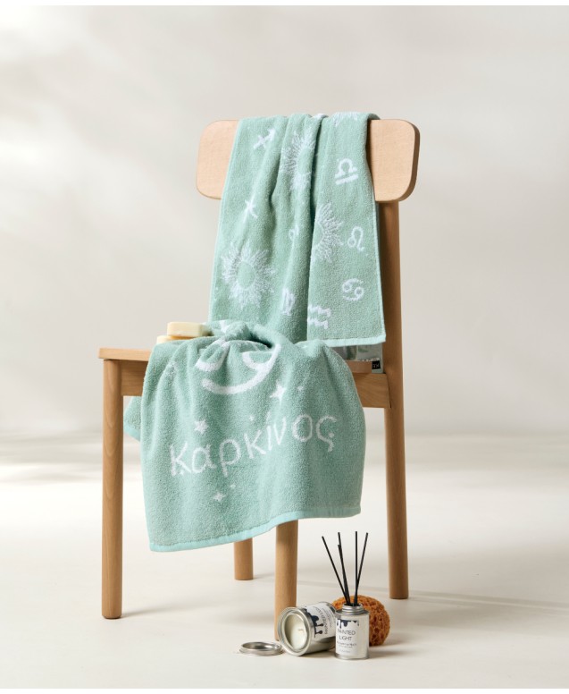 ASTROLOGY-KARKINOS FACE TOWELS 2 PCS SET 