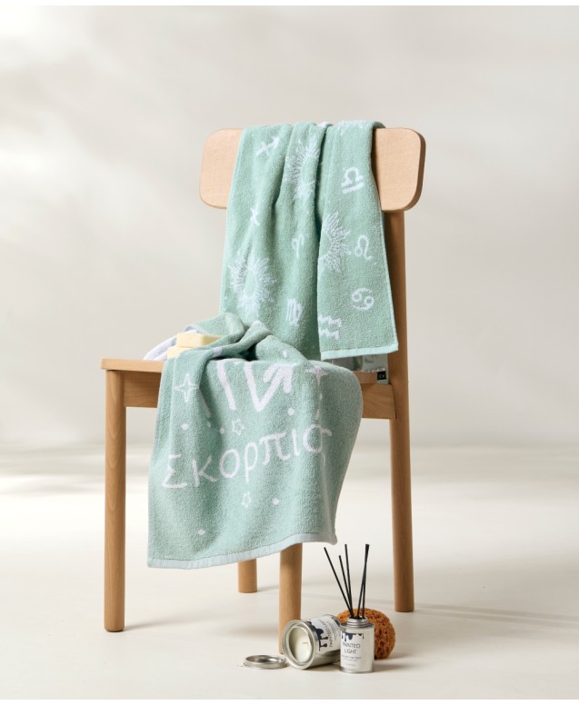 ASTROLOGY-SCORPIOS FACE TOWELS 2 PCS SET