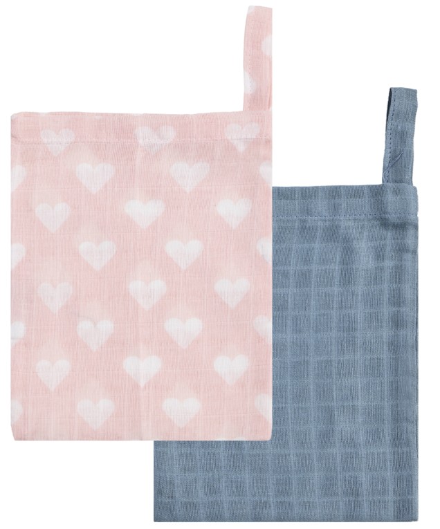 YN 26 HEARTS- BLUE BATH GLOVE 15Χ22 2PCS SET Accessories YN 26 HEARTS- BLUE BATH GLOVE 15Χ22 2PCS SET Accessories