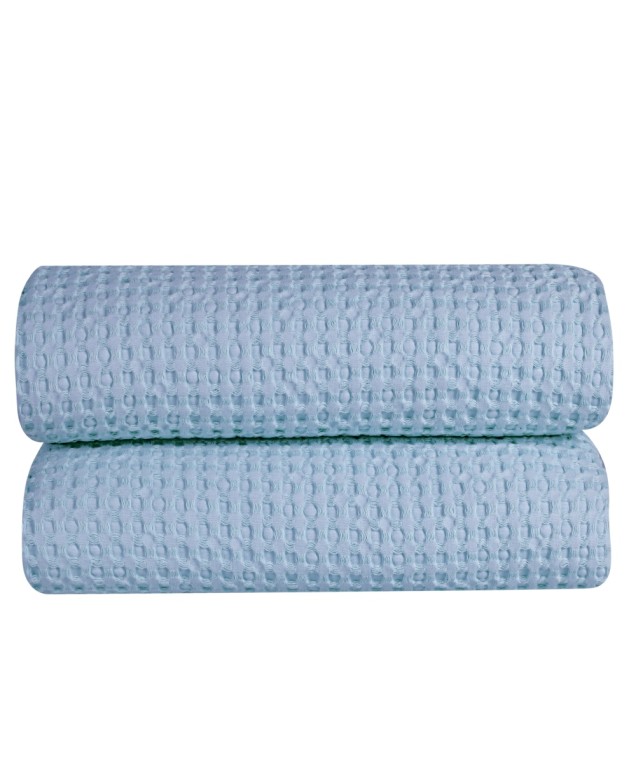 ILLUSION 19 ΚΟΥΒΕΡΤΑ ΗΜΙΔΙΠΛΗ ΒΑΜΒΑΚΕΡΗ  WAFFLE Κουβέρτες Ημίδιπλες