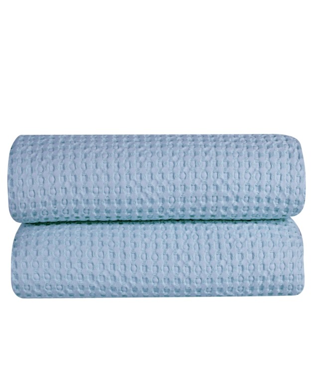 ILLUSION 19 ΚΟΥΒΕΡΤΑ ΗΜΙΔΙΠΛΗ ΒΑΜΒΑΚΕΡΗ  WAFFLE Κουβέρτες Ημίδιπλες