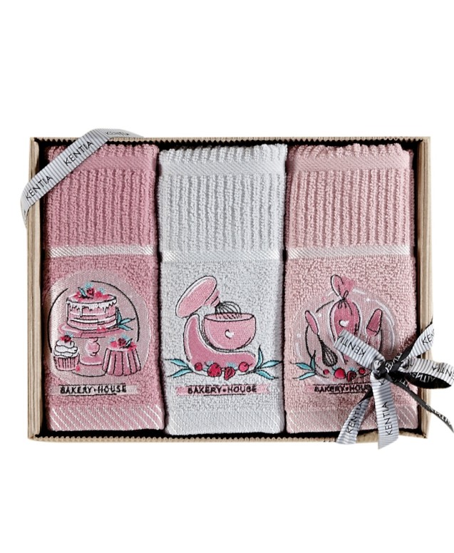 REGALO 233  3 PCS SET KITCHEN TOWELS Towels