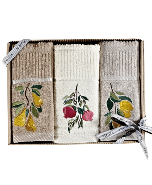 REGALO 234  3 PCS SET KITCHEN TOWELS Towels