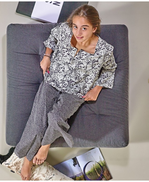 GRACY 30 ΣΕΤ 2 ΤΕΜ  ΠΑΝΤΕΛΟΝΑ & ΜΠΛΟΥΖΑ LOUNGEWEAR